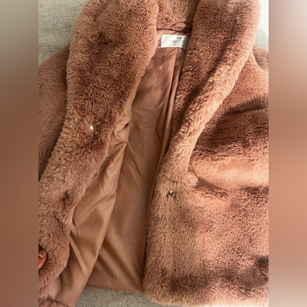 H&M SHAGGY Jacket size 5T/6 - Picture 4 of 5